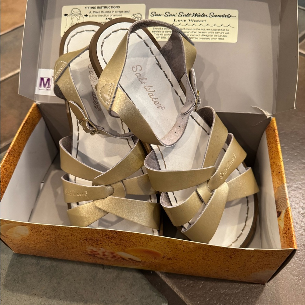 Sun Sans Women's Gold Sandals